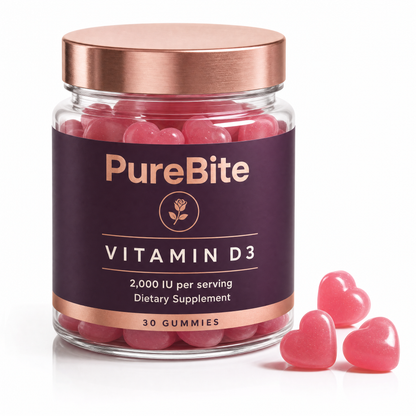 PureBite Vitamin D3 gummies, 2,000 IU per serving, 30 gummies